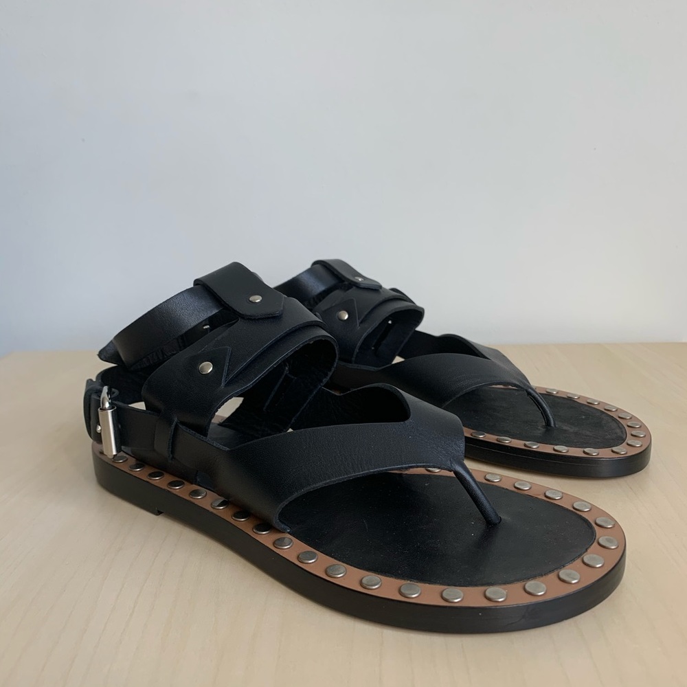 NEW Isabel Marant Circus Maximus Sandals, Black